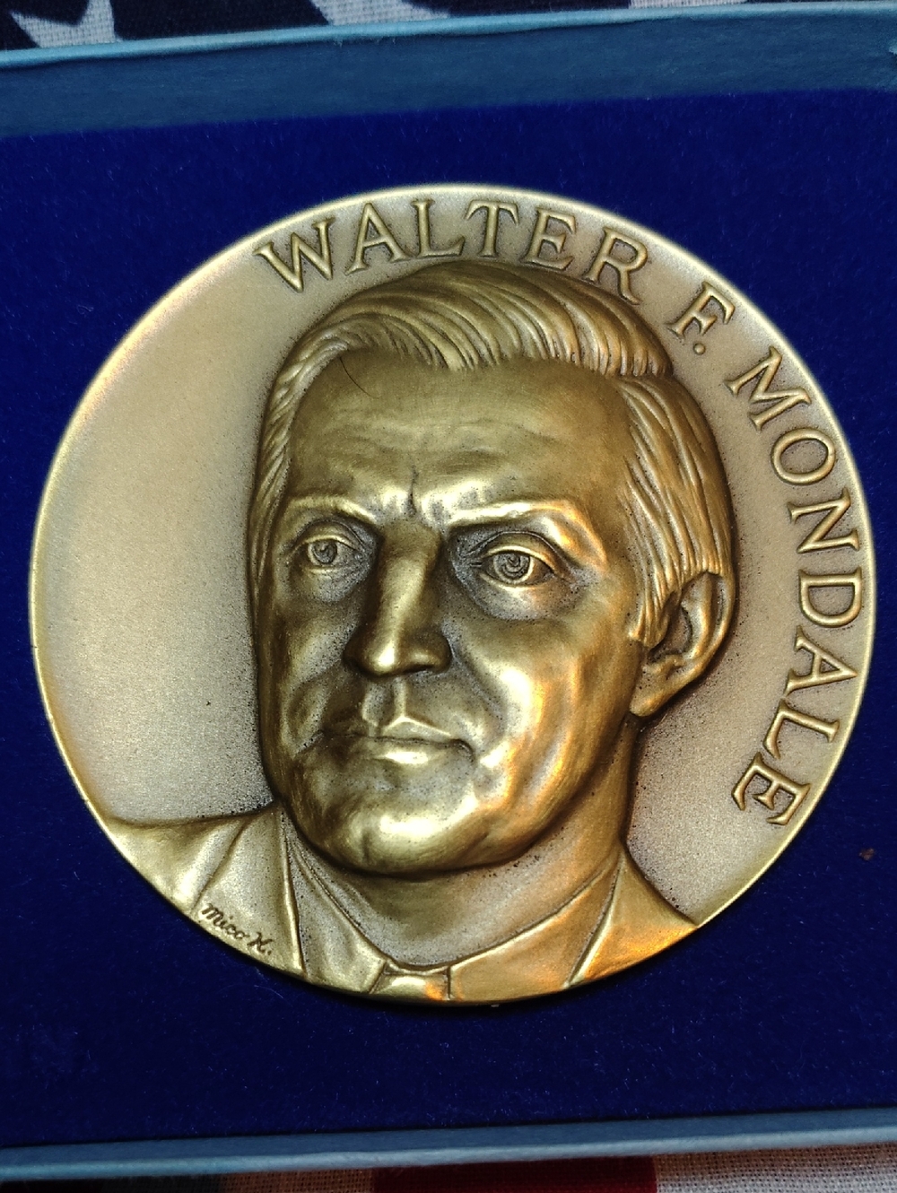 🌹PRISTINE 1977 Walter Mondale Official Inaugural Medal – Low# Limited Edition🌹